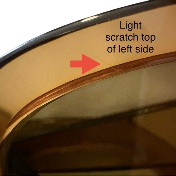 Vintage Gucci Tom Ford Era Sunglasses Amber Rectangle Y2K Italy GG2431/S - Picture 8 of 8